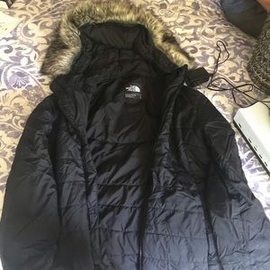 North face hooded jacket